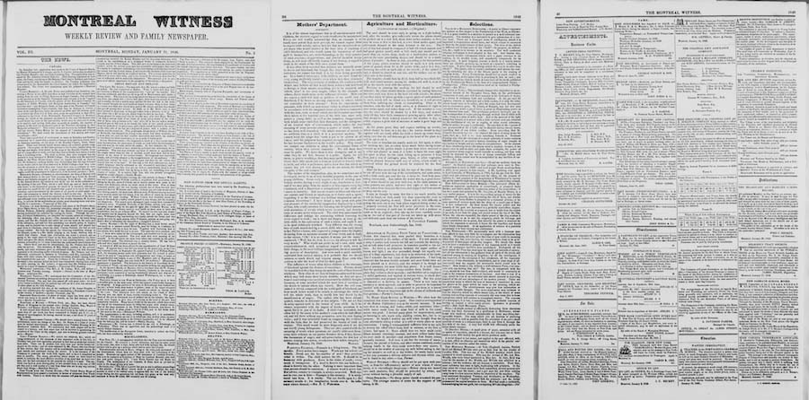 Newspaper Spread